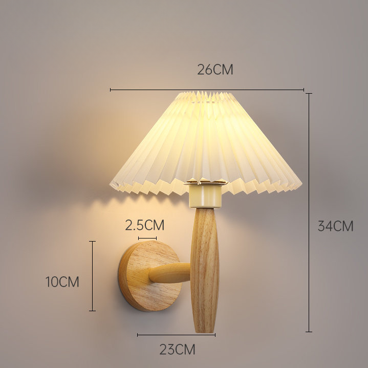 EikenLicht - Stilig Trä Vägglampa