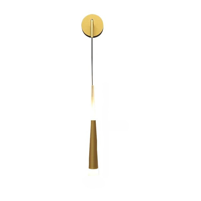 NordicLuxe - Minimalistisk LED-vägglampa i svart för sovrum och vardagsrum