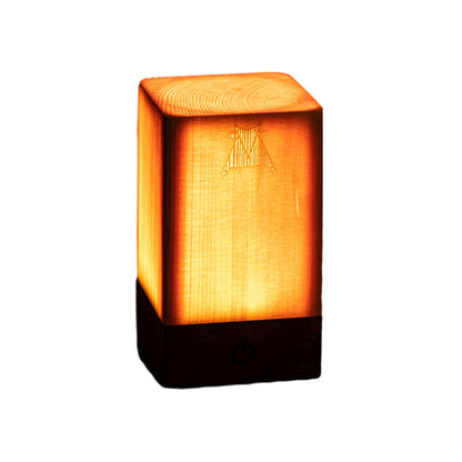 Houthart - Trådlampa med Ackumulator och Touch Control