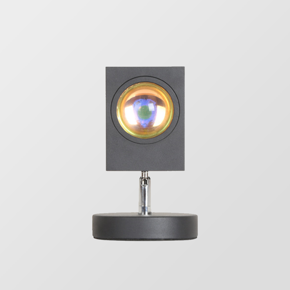 GlowBright - Retro solnedgång bordslampa