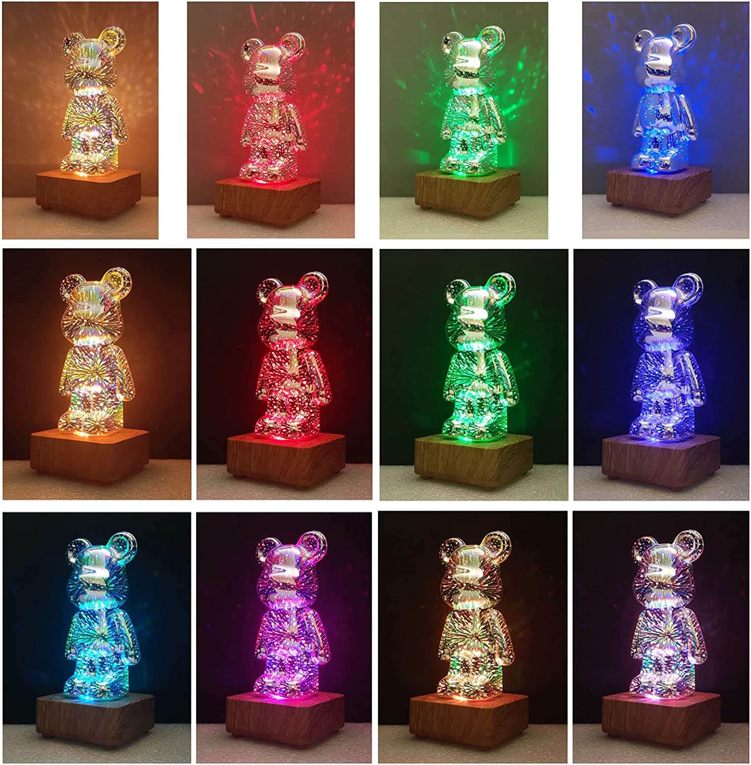 LumiBear - 3D Fyrverkerilampa