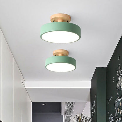 Skandinavisk Stil Rund LED Semi-Inbyggd Taklampa