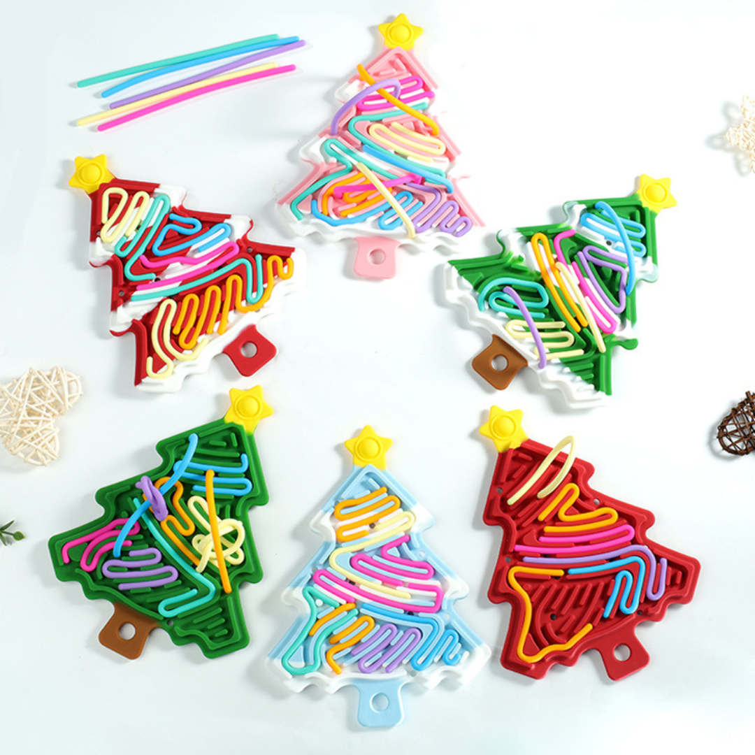 Sensorisk Barnleksak i Juldesign