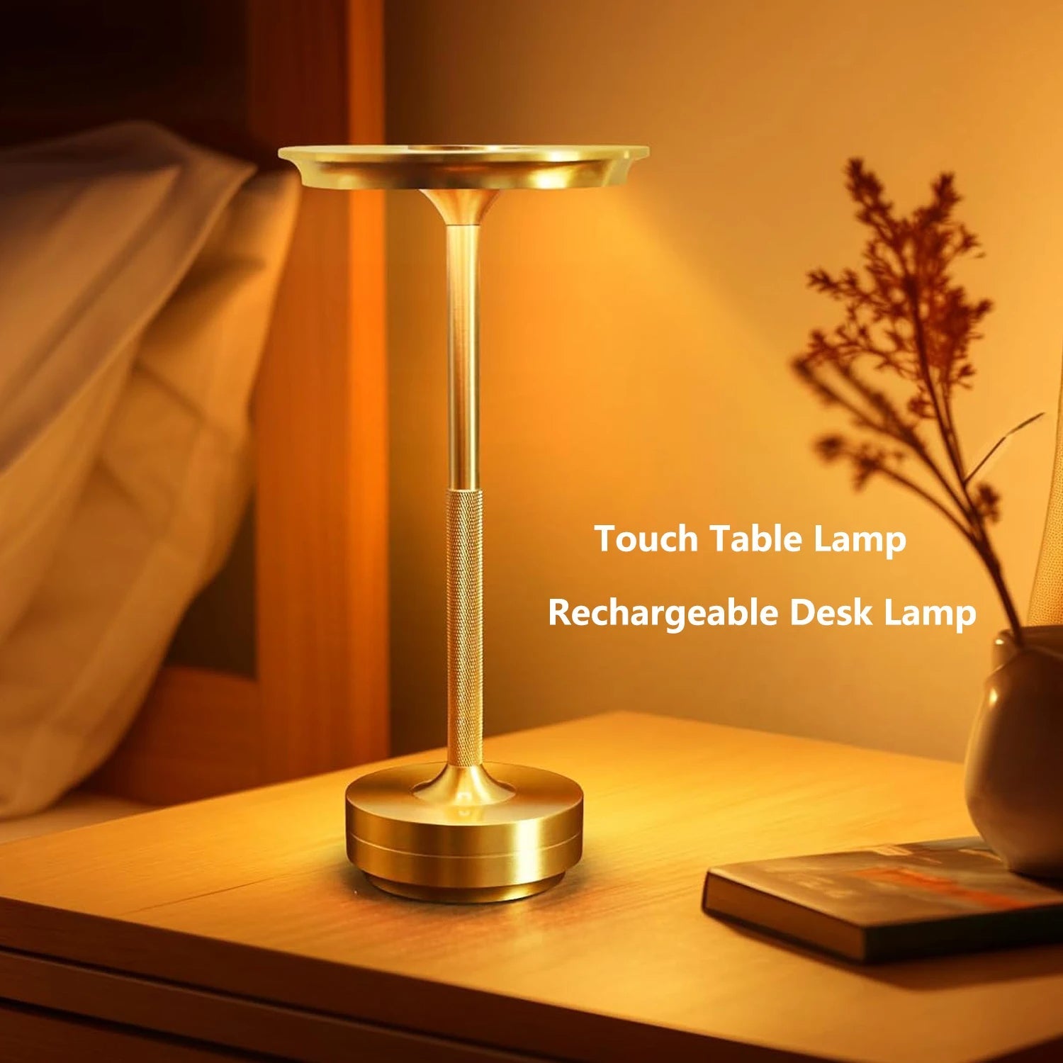 Trådlös Modern Aura Bordslampa - Trådlös Bordslampa med Touchkontroll &amp; Modern Nordisk Design