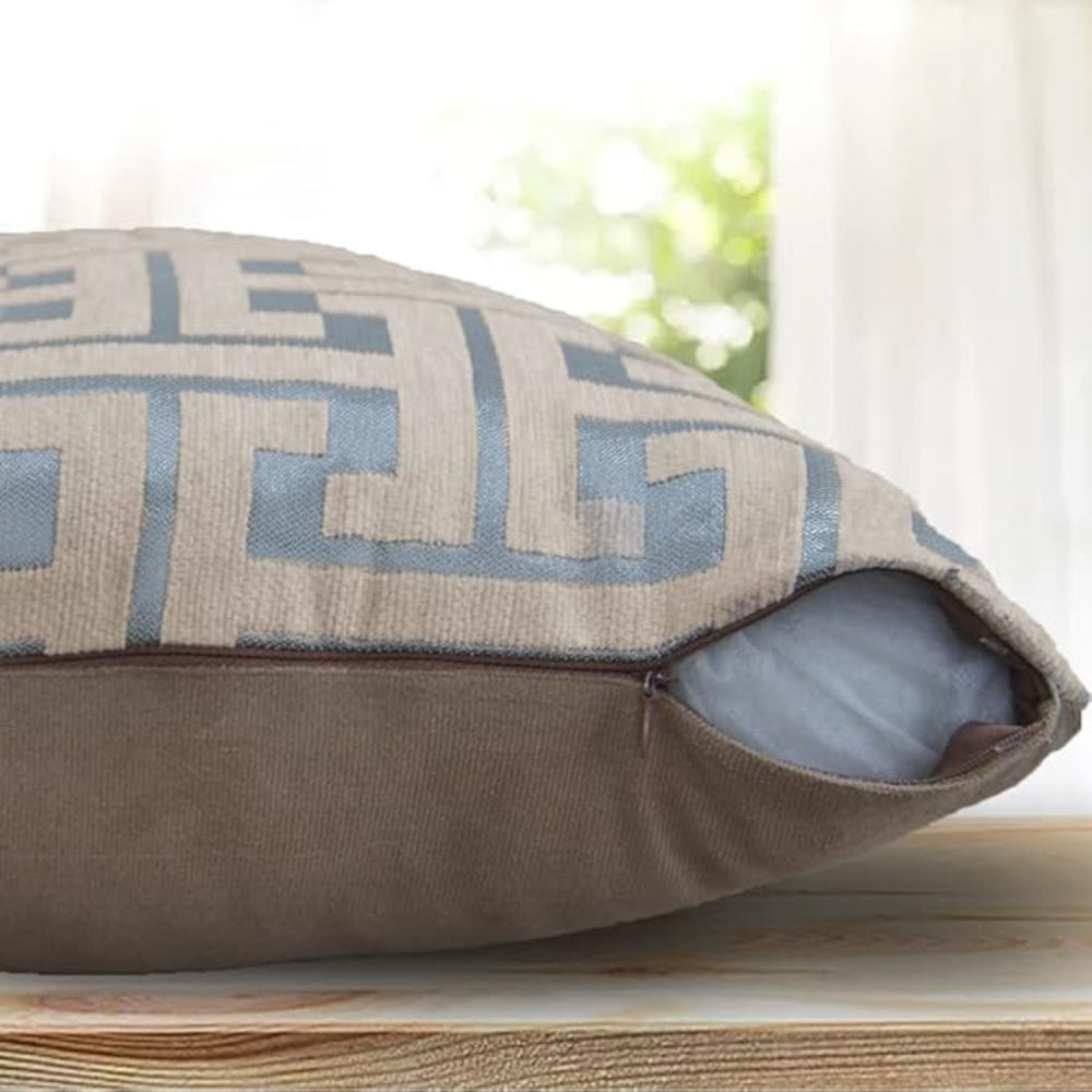 Tidlös Labyrint Mönster Kuddeöverdrag