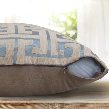 Tidlös Labyrint Mönster Kuddeöverdrag