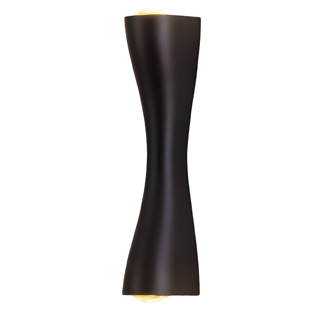 LumiBriljant - LED Vägglampor Uppe och Nere i Modern Metallfinish