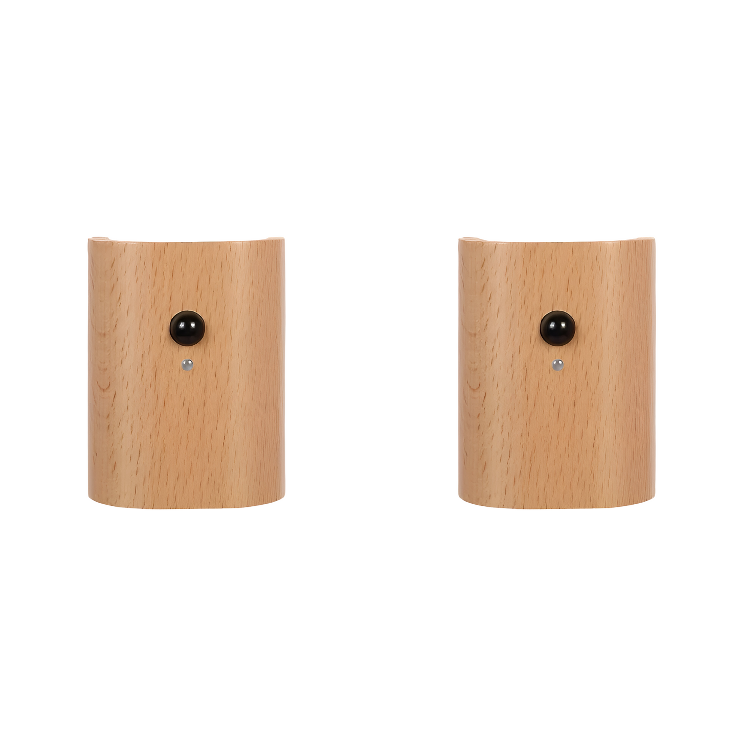 LED vägglampa i trä – Med rörelsesensor & USB | För hall & trappa