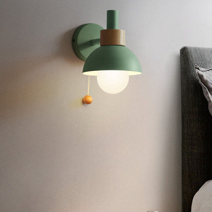 Vägglampa Modern Färgglad Metall Globskärm