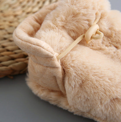 Carvallo - Baby Cartoon Plush Cotton Toddler Shoes