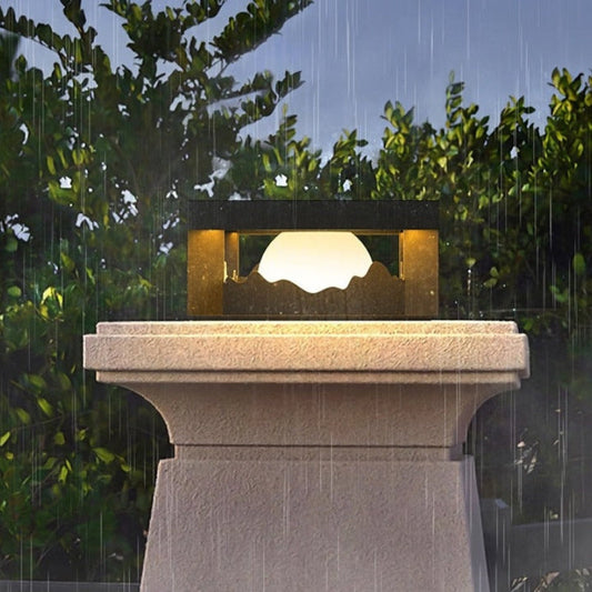 Carvallo - Solcellsdriven utomhusvägg- och golvlampa med modern design