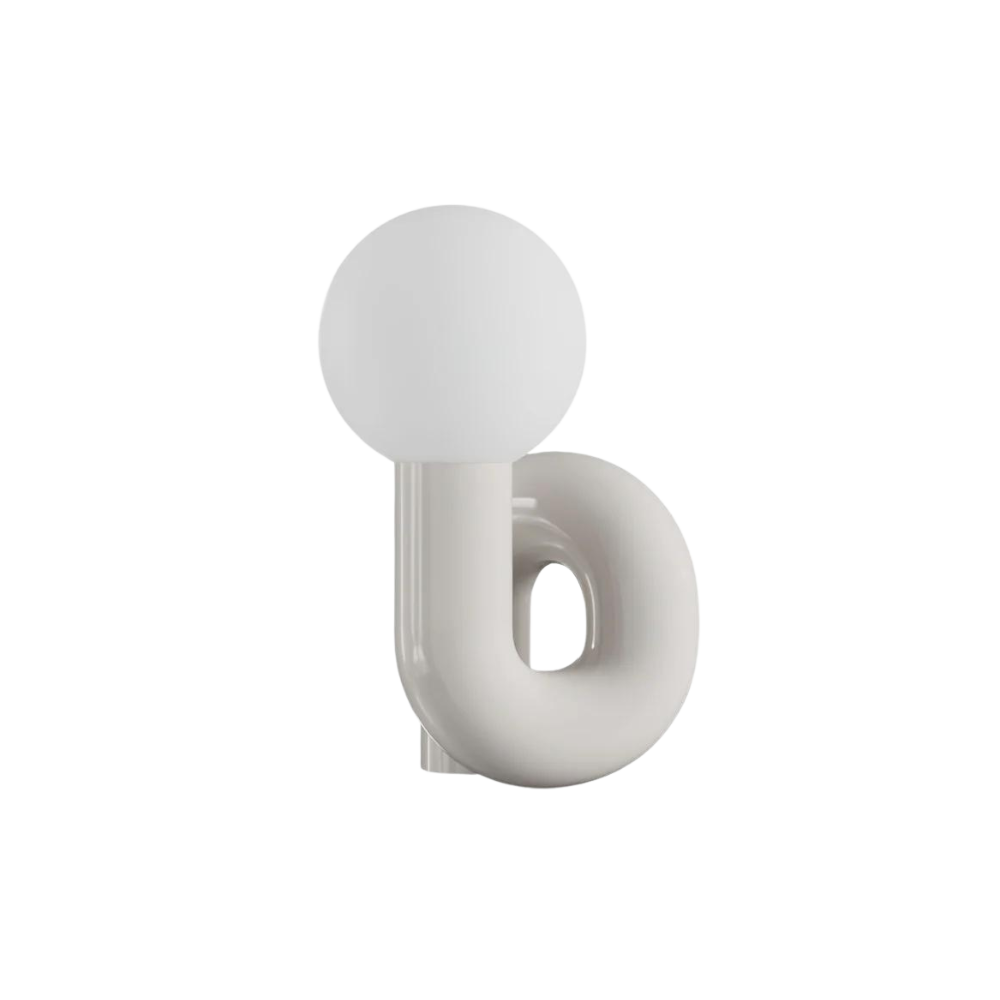 Carvallo - Modern glasbordslampa med varm belysning