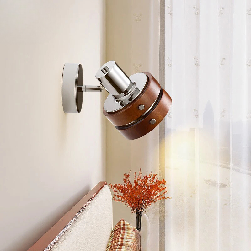 Teleskoplampa - Teleskopisk Arm Sänglampa Læselys Vintage Punk Stil