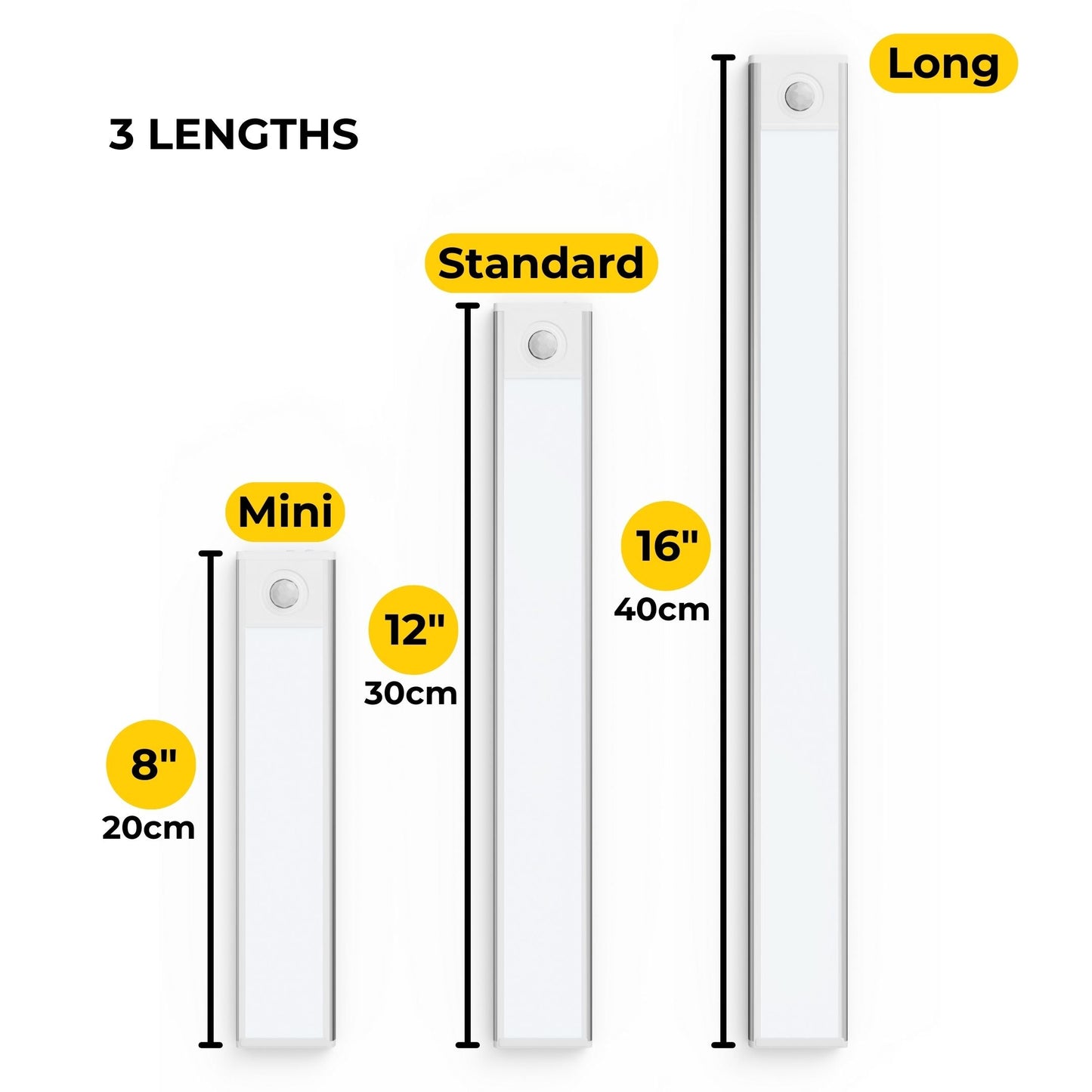 EasyLight - LED-list med rörelsesensor trådlös - Problemlös utan kablar