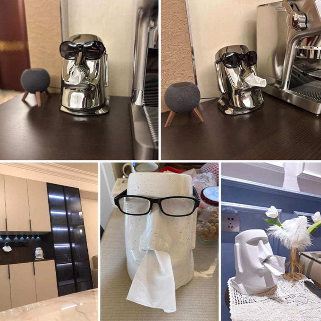 Carvallo – legenden Moai Vävhållare för Stilsäkra Rum