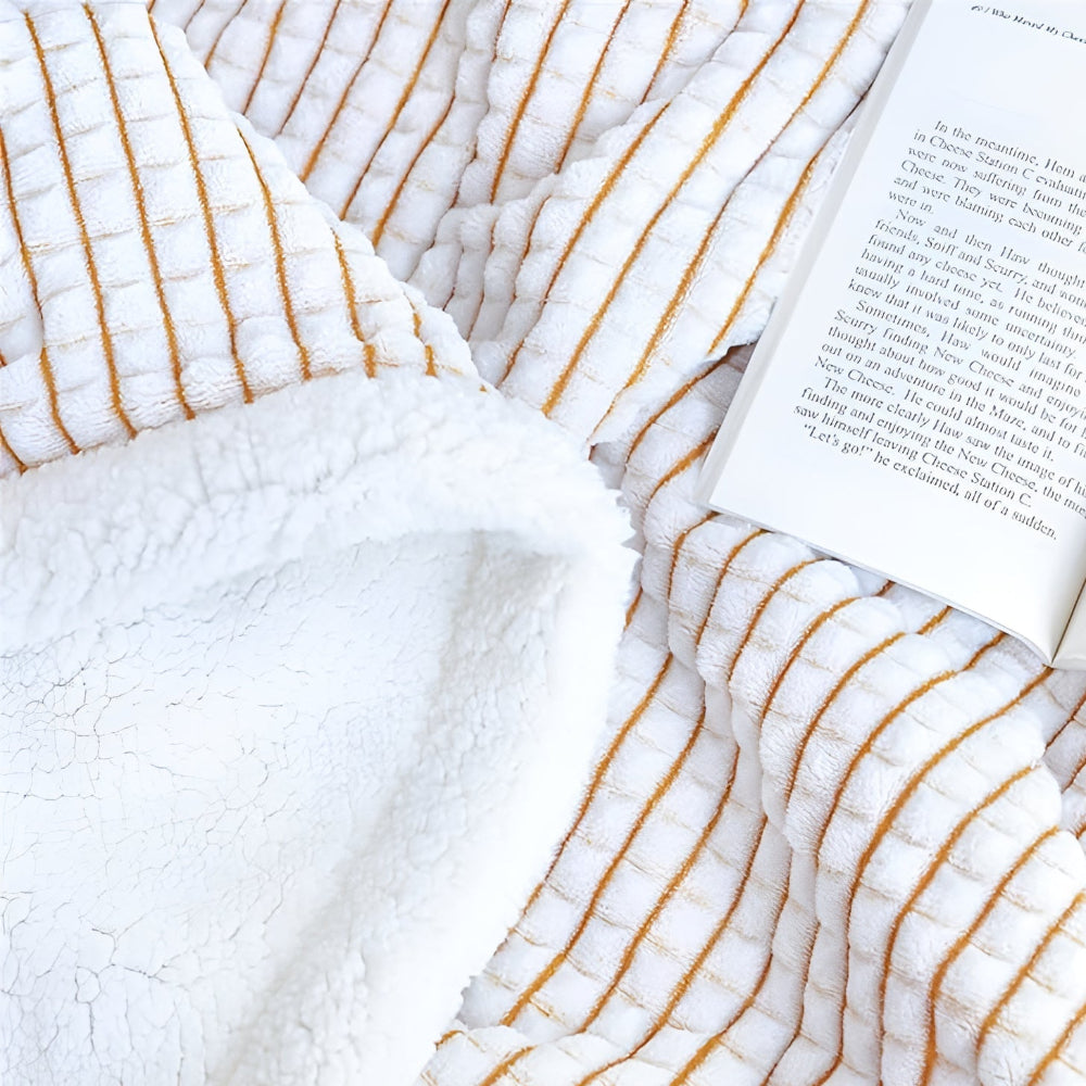 Varm Vaffel Sherpa Filt