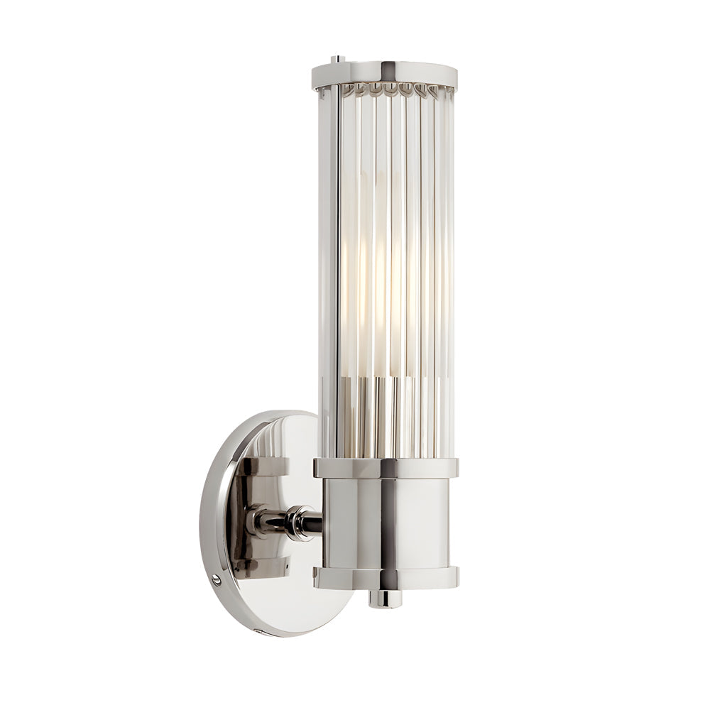 1/2-Lights Modern Vägglampa med Cylindrisk Glas