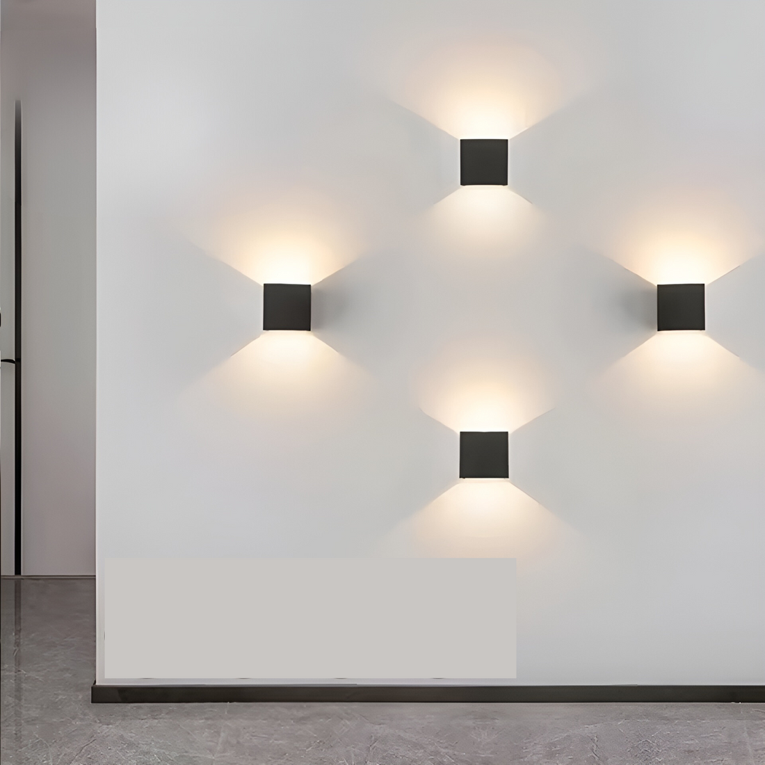 LuxWall Light - Modern återuppladdningsbar vägglampa