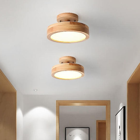 Skandinavisk Stil Rund LED Semi-Inbyggd Taklampa