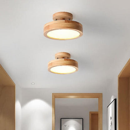 Skandinavisk Stil Rund LED Semi-Inbyggd Taklampa