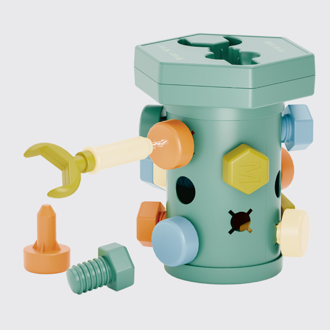 Montessori skruvar leksaksset