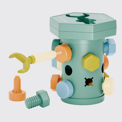 Montessori skruvar leksaksset