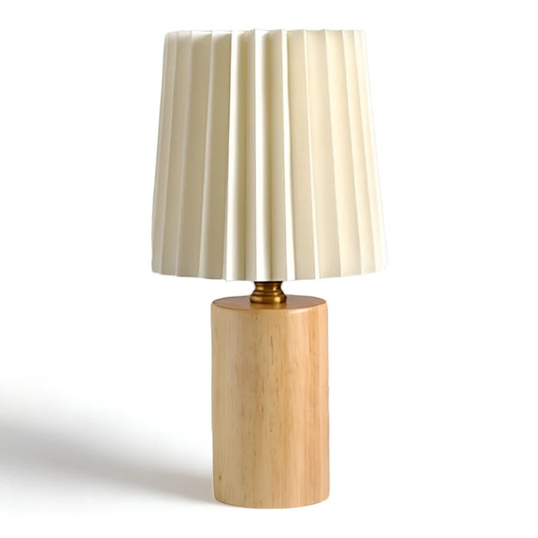LED bordlampa i skandi-design av trä