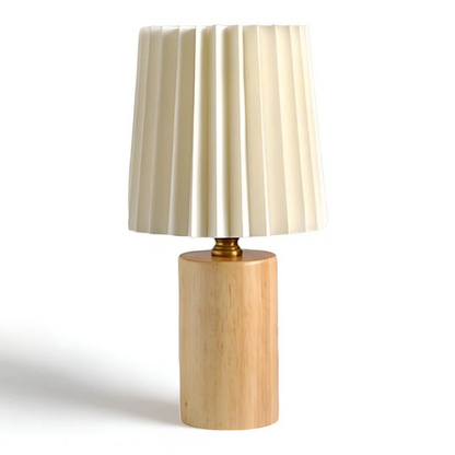 LED bordlampa i skandi-design av trä