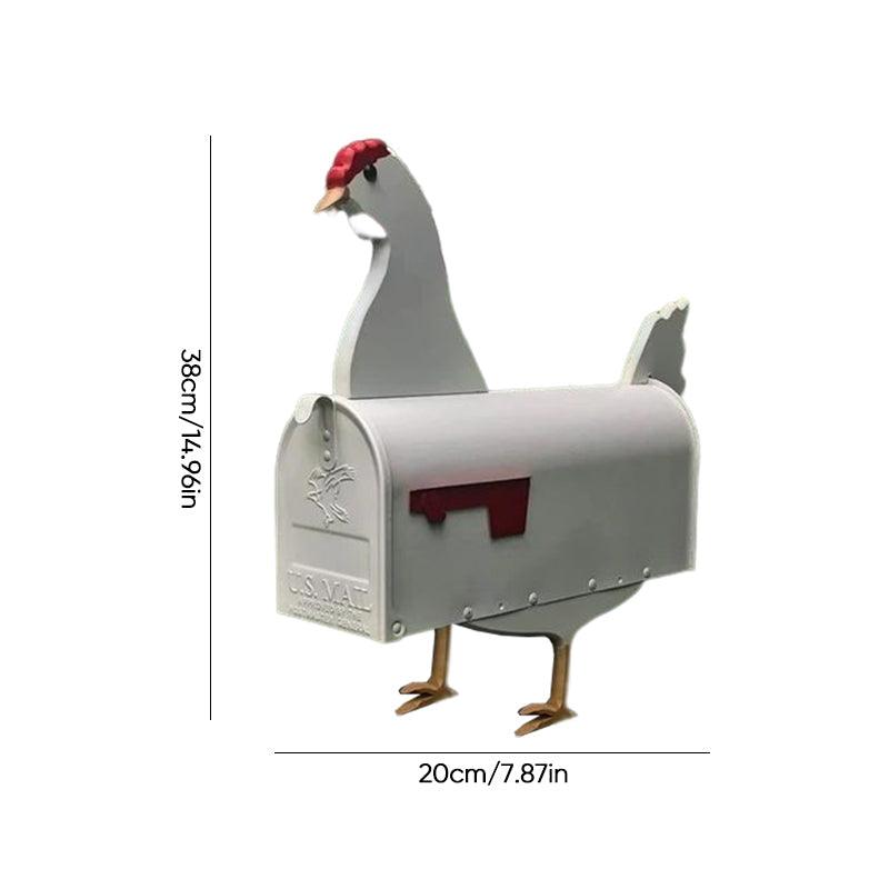 Carvallo Farmbox Deluxe | Originell metallpostlåda | Charmig design för hus och trädgård