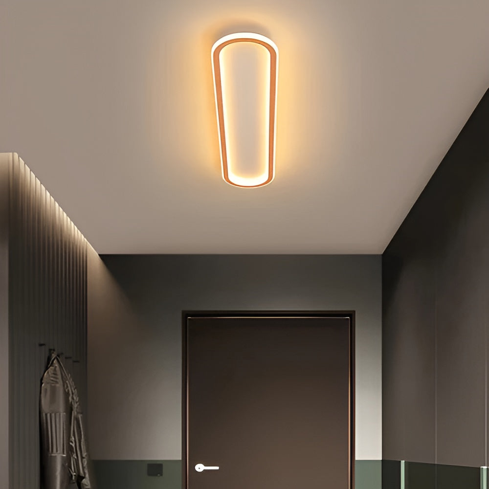 LED-taklamps i oval form – Elegant modern design för hall och entréområde
