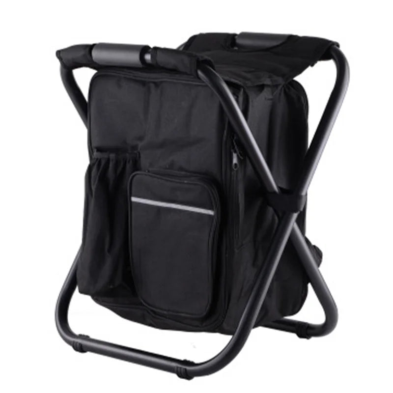 Carvallo Outdoor-Hocker TrekChill SeatCooler | Fällbar campingstol med integrerad kylbox | Vattentät & Bärbar | 150 kg belastningskapacitet