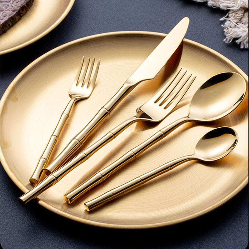 Aldomara Gold &amp; Silver Rostfritt Stål Bestickset