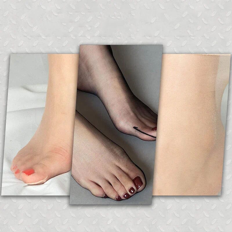 Carvallo | CrystalSocks - Osynliga, halkfria Crystal Silk strumpor