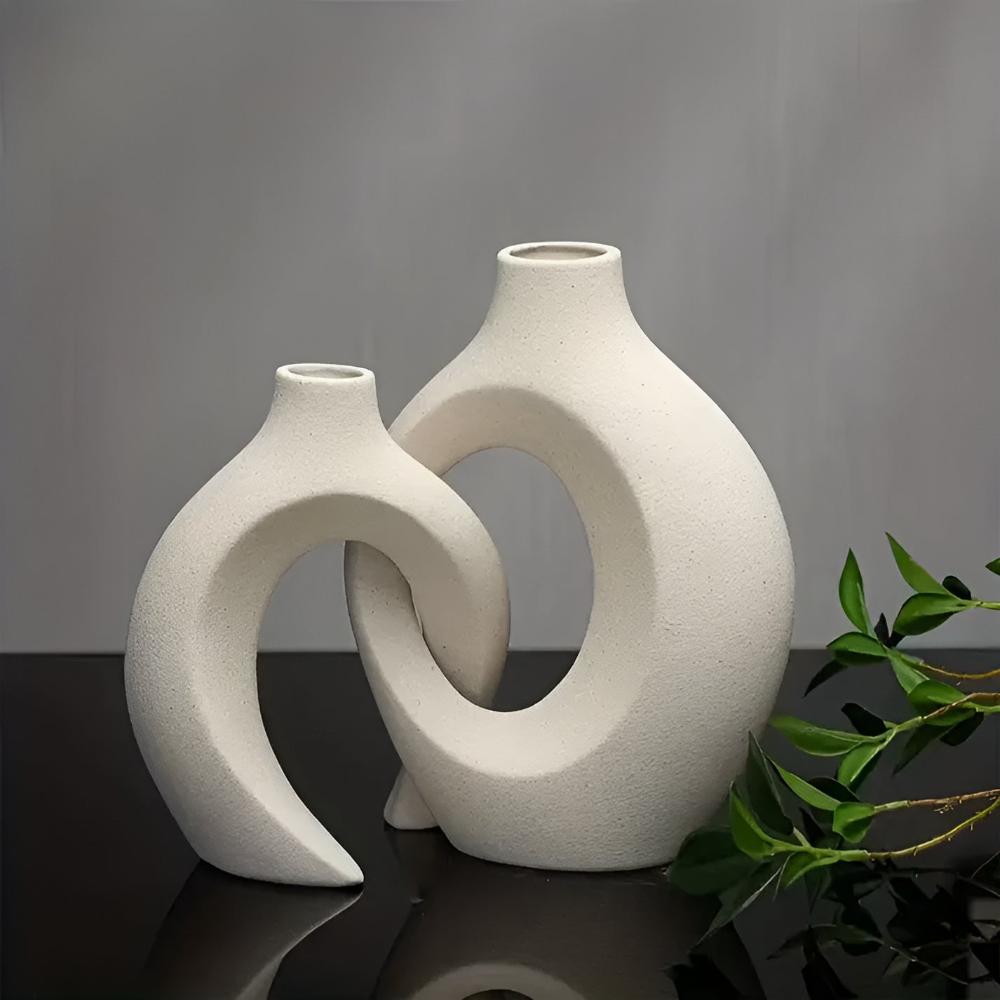 Unity Vase Duo | Modern Abstrakt Keramik