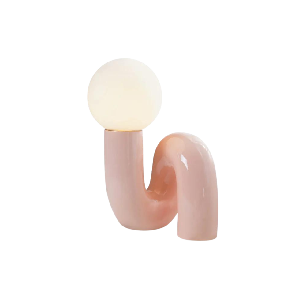 Carvallo - Modern glasbordslampa med varm belysning