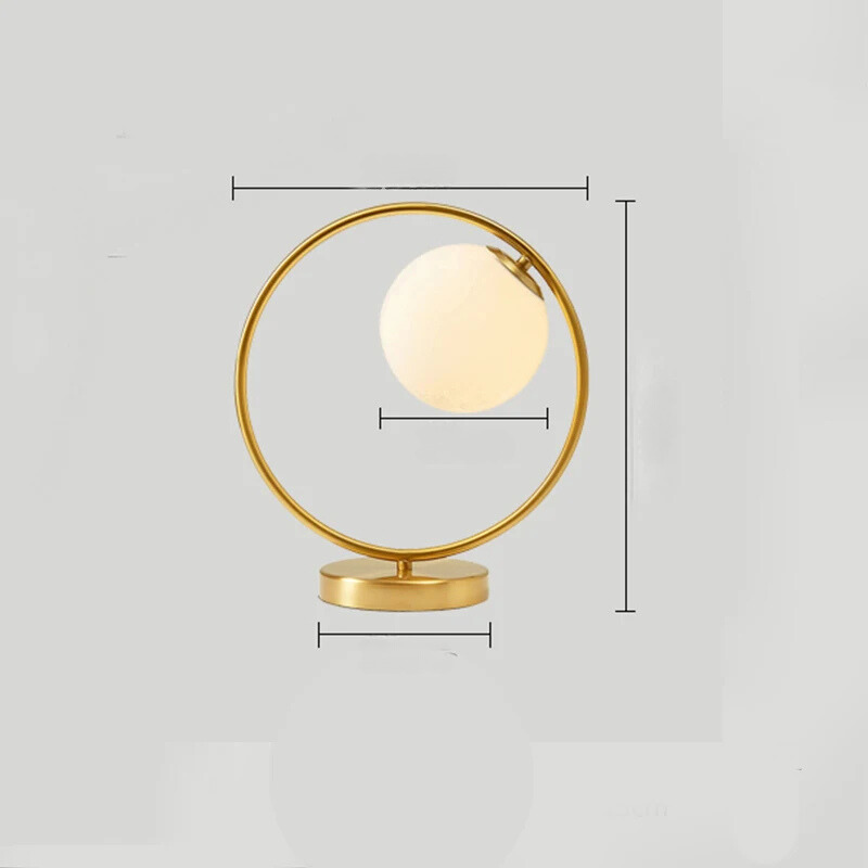 LumiAura - Dimbar Lampa med Unik Ringdesign