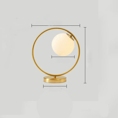 LumiAura - Dimbar Lampa med Unik Ringdesign