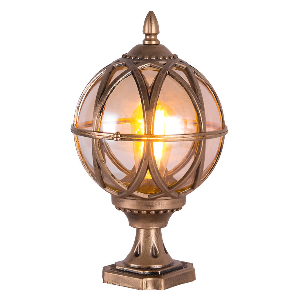 Utomhusvägglampa Vintage Glaslykta