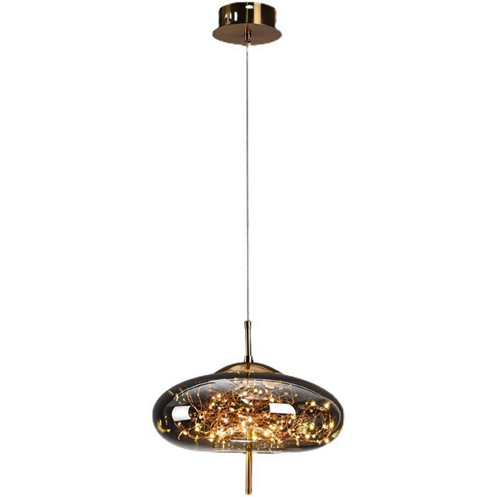 Kristallaccentuerad LED-taklampa – Kontemporär stil