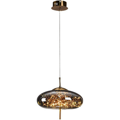 Kristallaccentuerad LED-taklampa – Kontemporär stil