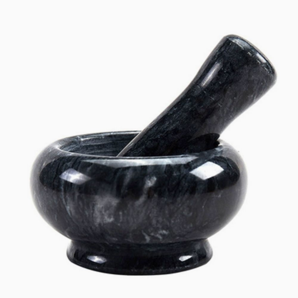 Marmor mortel och stöt set