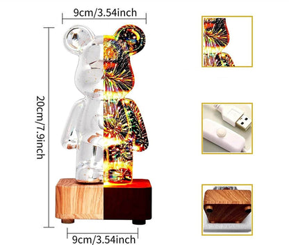 LumiBear - 3D Fyrverkerilampa