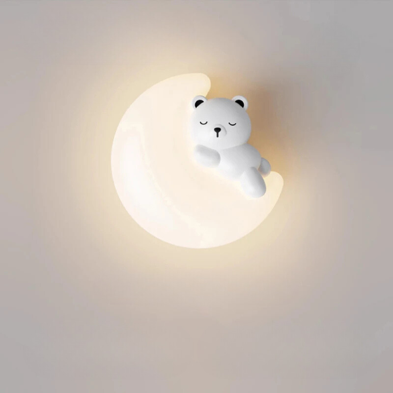 PandaLicht - Söt Panda LED Vägglampa för Barnrum