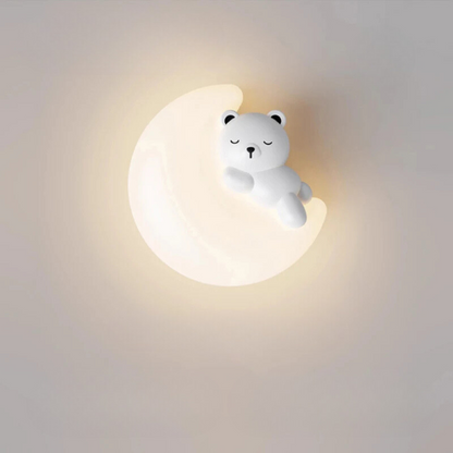 PandaLicht - Söt Panda LED Vägglampa för Barnrum