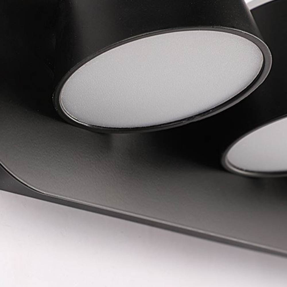 Cooley Moderne LED Vägglampa Svart Bad/Sovrum Metall Akryl 1/2/3-Ljus