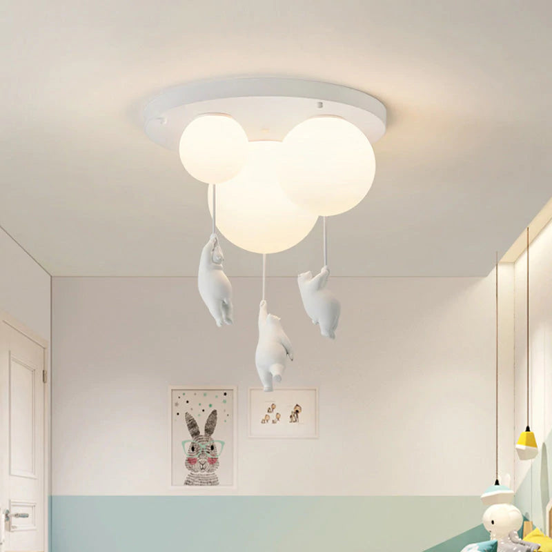 SkyDream Taklampa – Barn Hänglampa med Björn och Ballong