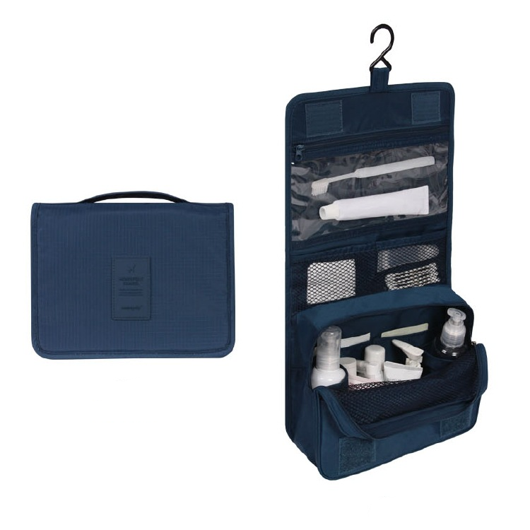 Carvallo Reise-Kosmetiktasche | Vattentålig & med krok | Fällbar & Vadderad | För Damer & Herrar