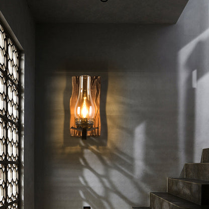 Austin Vintage LED Vägglampa Inomhus Vardagsrum/Sovrum Trä