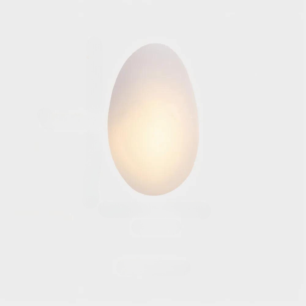 PebbleHue Vägglampa - LED Vägglampa i Glas i Nordisk Stil