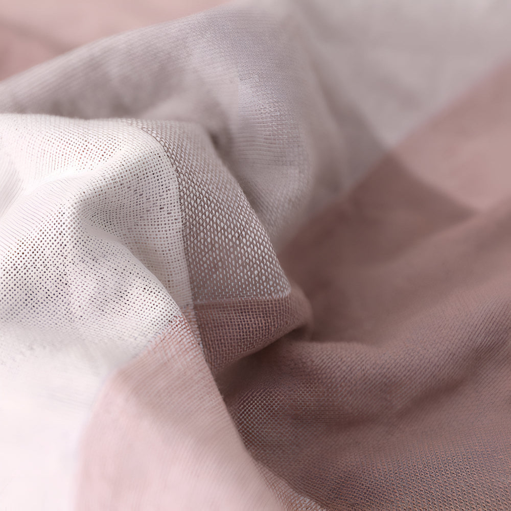 Mjuk bomullskuddeöverdrag – Tidlös randig och rutigt mönster